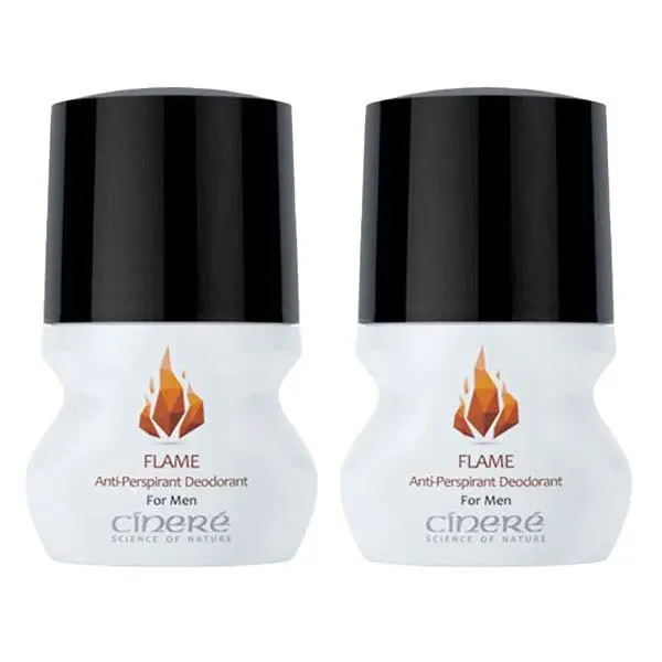 رول ضد تعریق مردانه سینره مدل Flame حجم 50 میلی لیتر مجموعه 2 عددی
