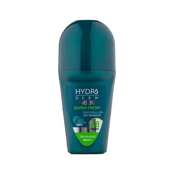 رول ضد تعریق مردانه هیدرودرم مدل Super Fresh حجم 50 میلی لیتر