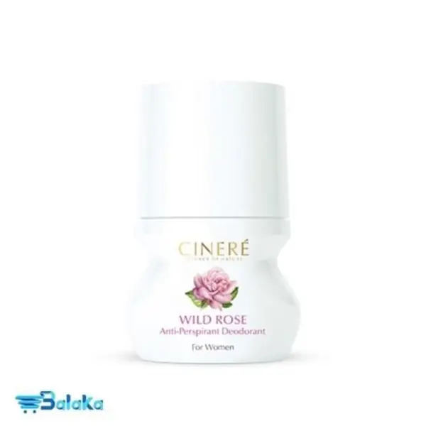 رول ضد تعریق زنانه سینره با رایحه گل WILD ROSE حجم 50 میلی لیتر