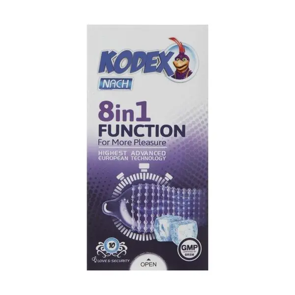 کاندوم ناچ کدکس مدل BIG DOTS بیگ داتس بسته 10 عددی