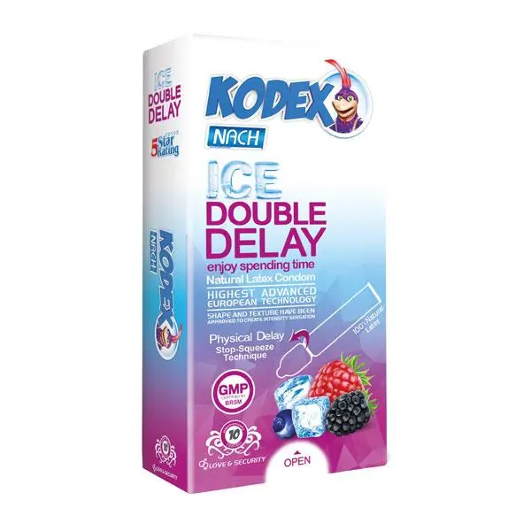 کاندوم تاخیری مدل آیس دابل دیلی10 عدد ناچ کدکس  Nach Kodex