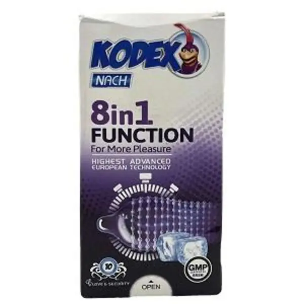 کاندوم تاخیری مدل آیس دابل دیلی10 عدد ناچ کدکس  Nach Kodex