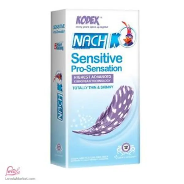 کاندوم ناچ کدکس مدل 0.03 زیرو زیرو تری کلاسیک بسته 12 عددی