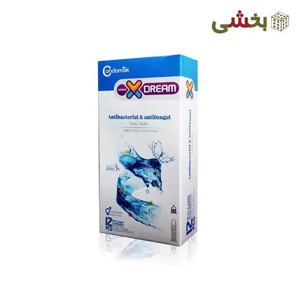 کاندوم ضد باکتری و ضد قارچ ایکس دریم  بسته 12 عددی