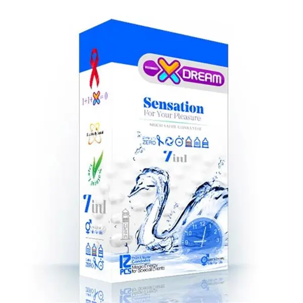 کاندوم ایکس دریم مدل Sensation حساس بسته 12 عددی