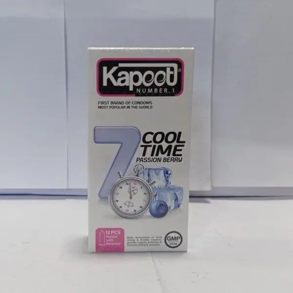 کاندوم کاپوت مدل تمشک بسته 12 عددی - Kapooti  Cool berries