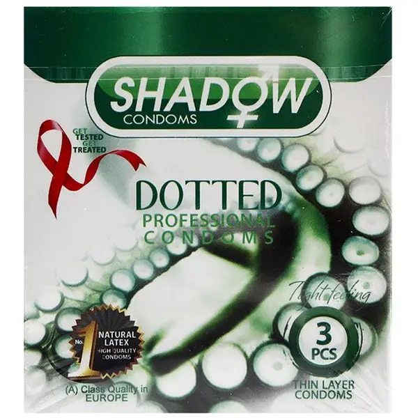 کاندوم خاردار 12 عددی شادو Shadow Dotted Condom