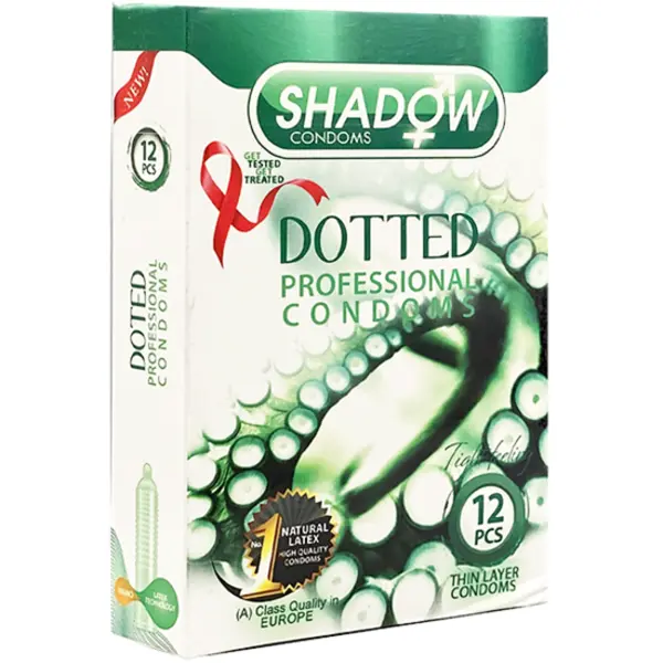 کاندوم خاردار 12 عددی شادو Shadow Dotted Condom