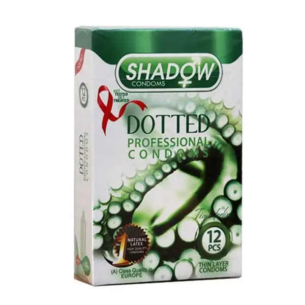 کاندوم خاردار 12 عددی شادو Shadow Dotted Condom