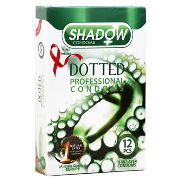کاندوم خاردار 12 عددی شادو Shadow Dotted Condom