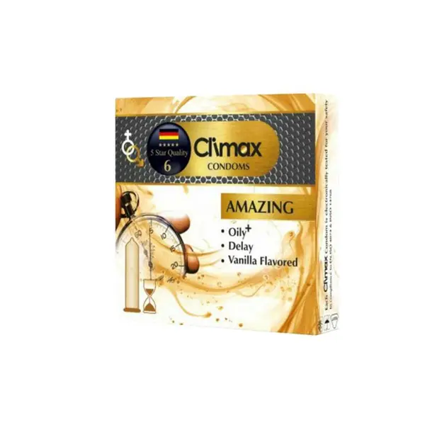 کاندوم تاخیری 3 عددی با رایحه وانیل کلایمکس-climax