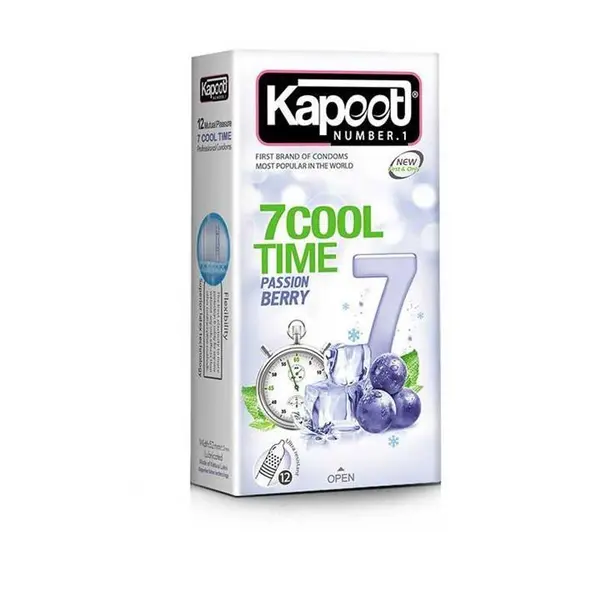 کاندوم کاپوت مدل 7Cool Time  بسته 12 عددی