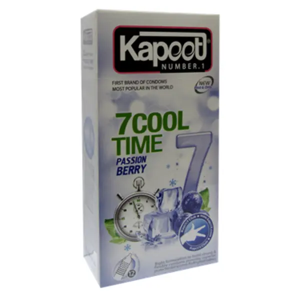کاندوم کاپوت مدل 7Cool Time  بسته 12 عددی