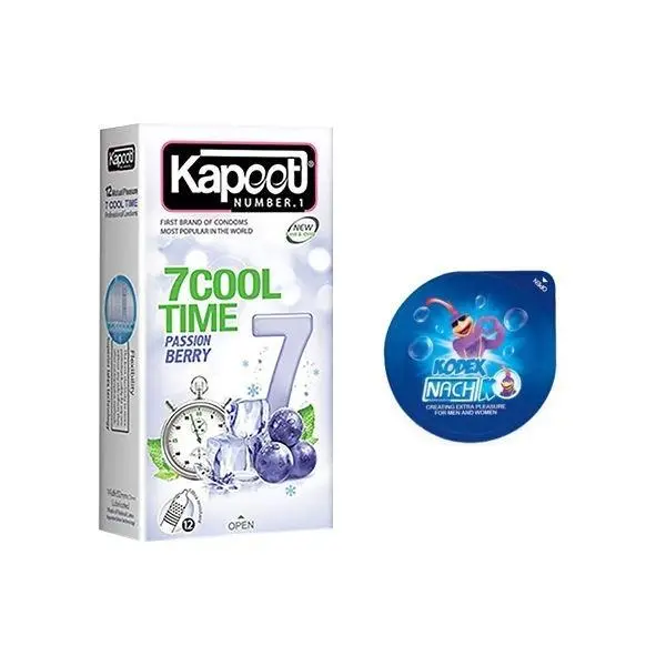کاندوم کاپوت مدل 7Cool Time  بسته 12 عددی