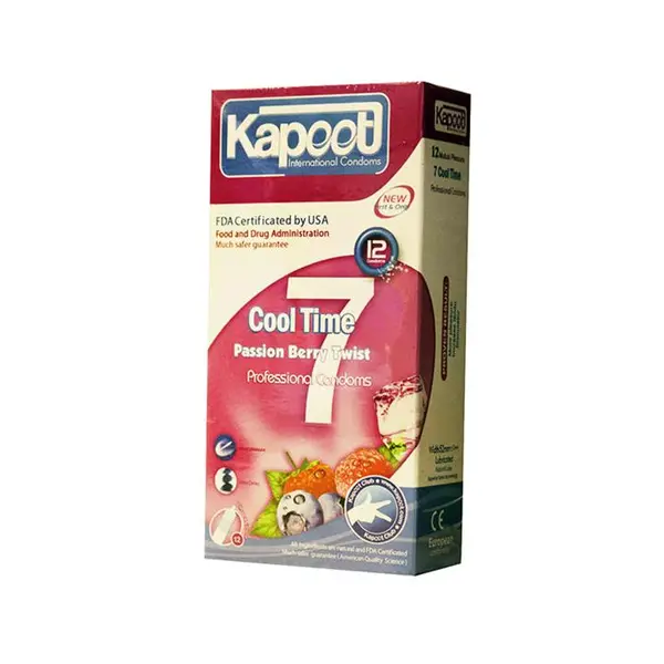 کاندوم کاپوت مدل 7Cool Time  بسته 12 عددی