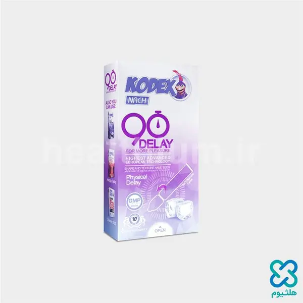 کاندوم ناچ کدکس مدل 90DELAY بسته 10 عددی