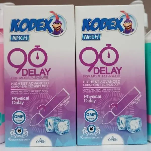 کاندوم ناچ کدکس مدل 90DELAY بسته 10 عددی