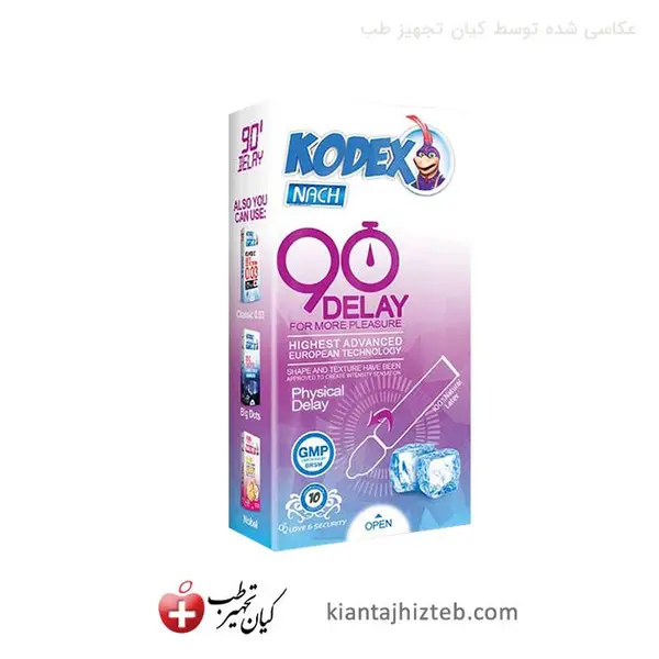 کاندوم ناچ کدکس مدل 90DELAY بسته 10 عددی