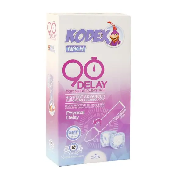 کاندوم ناچ کدکس مدل 90DELAY بسته 10 عددی