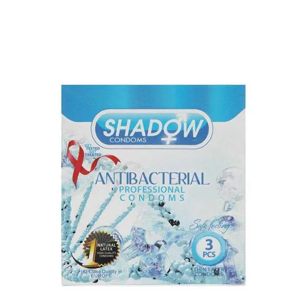 کاندوم شادو مدل Anti Bacterial بسته 3 عددی