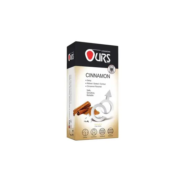 کاندوم دارچین اورز مدل Cinnamon بسته 12 عددی