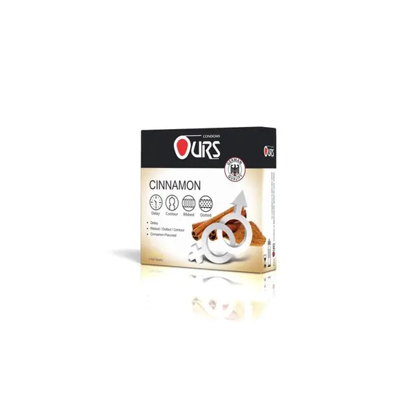 کاندوم دارچین اورز مدل Cinnamon بسته 12 عددی