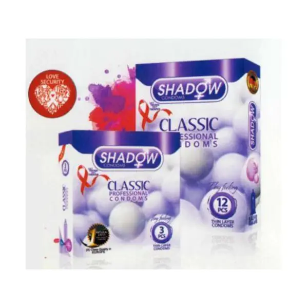 کاندوم شادو مدل Classic بسته 12 عددی