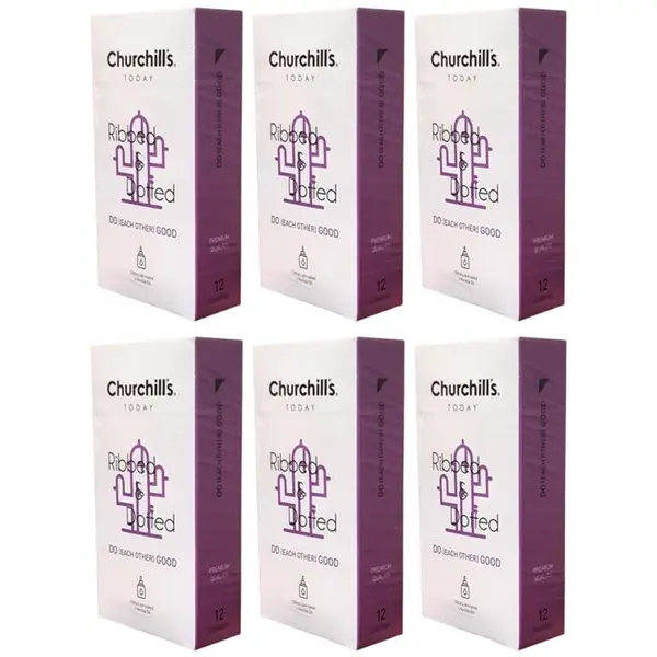 کاندوم چرچیلز مدل Coffee بسته 12 عددی