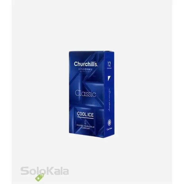 کاندوم چرچیلز مدل Cool Ice بسته 12 عددی