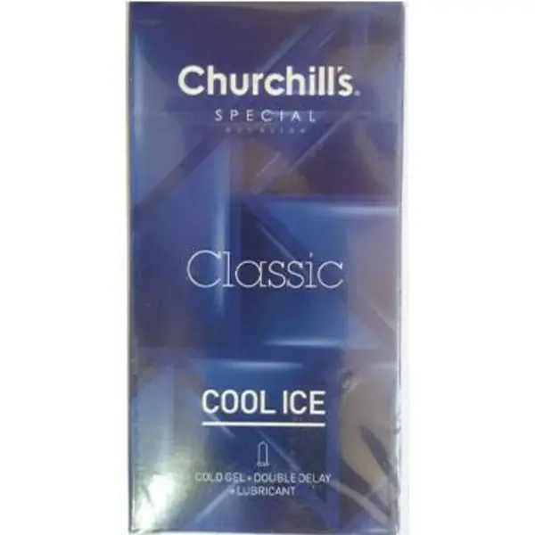 کاندوم چرچیلز مدل Cool Ice بسته 12 عددی