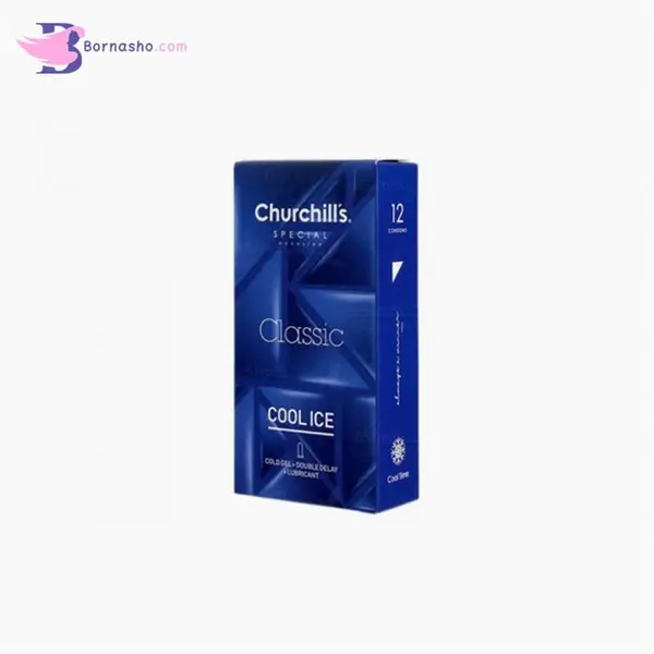 کاندوم چرچیلز مدل Cool Ice بسته 12 عددی