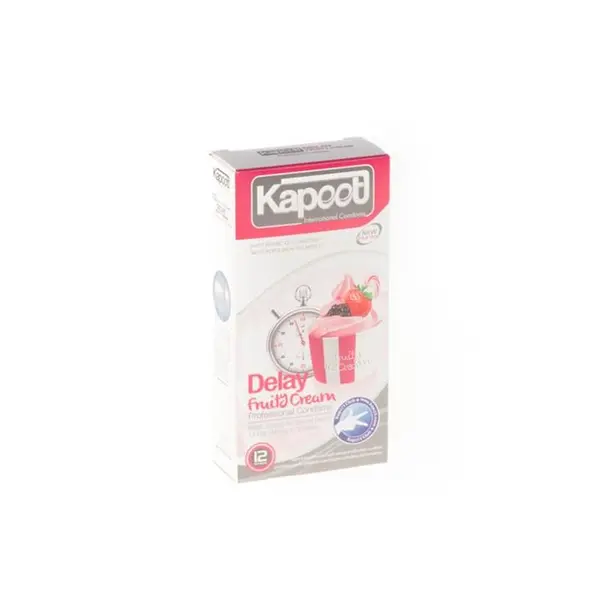 کاندوم تاخیری کاپوت مدل Delay Fruity Cream تعداد 12 عدد
