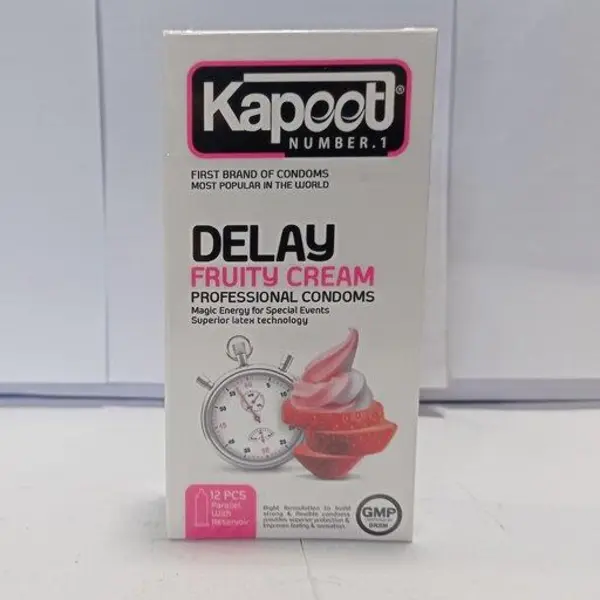کاندوم کاپوت مدل Delay Fruity Cream مجموعه 2 عددی