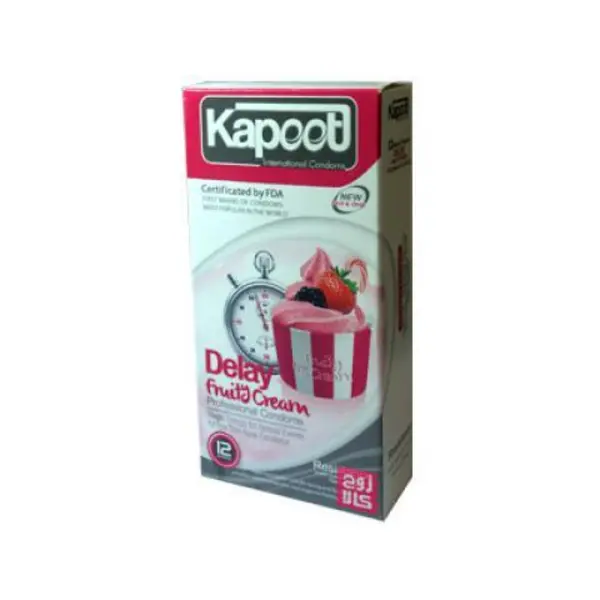 کاندوم کاپوت مدل Delay Fruty Cream بسته 12 عددی