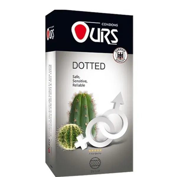 کاندوم اورز مدل Dotted بسته 12 عددی