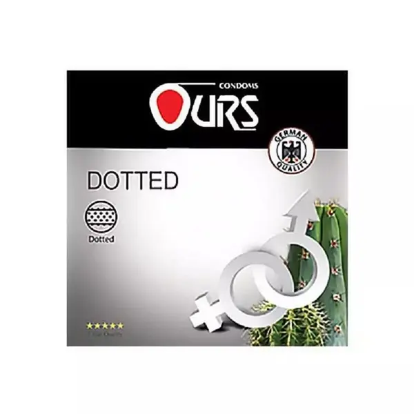 کاندوم اورز مدل Dotted مجموعه 3 عددی