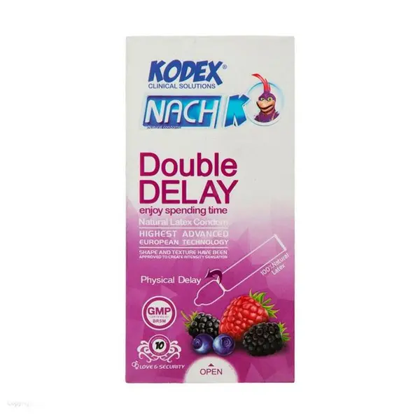 کاندوم تاخیری ناچ مدل Double Delay بسته 3 عددی