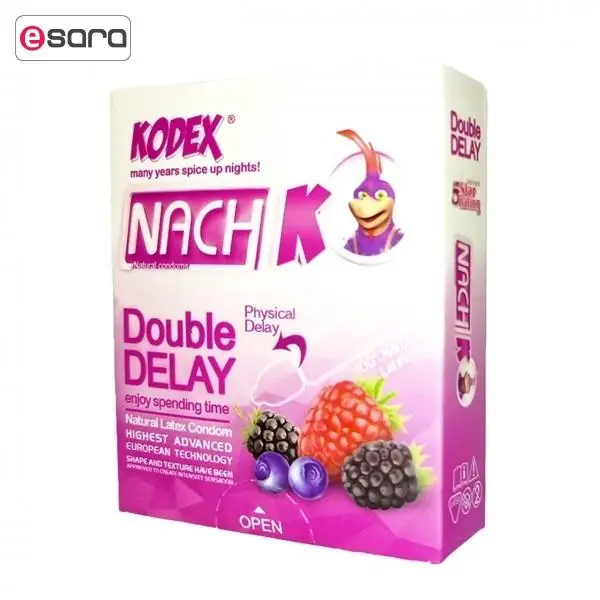 کاندوم تاخیری ناچ مدل Double Delay بسته 3 عددی