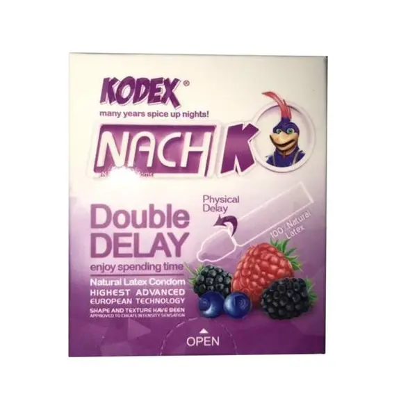 کاندوم تاخیری ناچ مدل Double Delay بسته 3 عددی