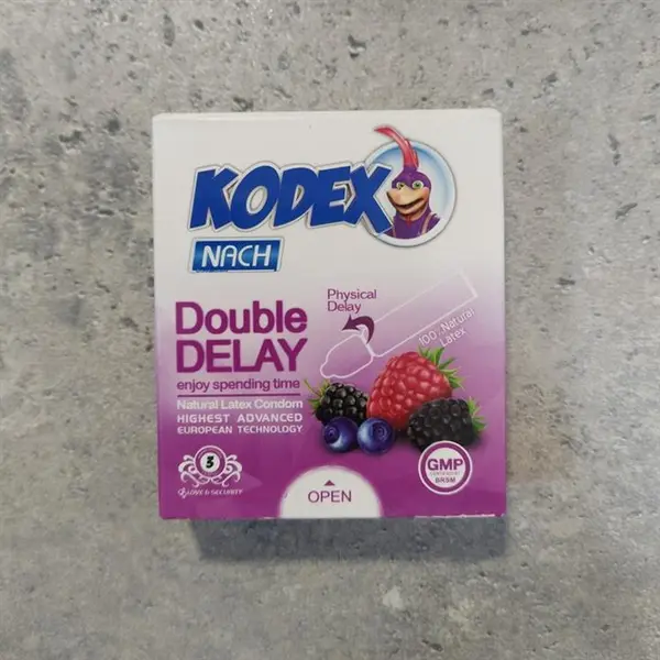 کاندوم تاخیری ناچ مدل Double Delay بسته 3 عددی