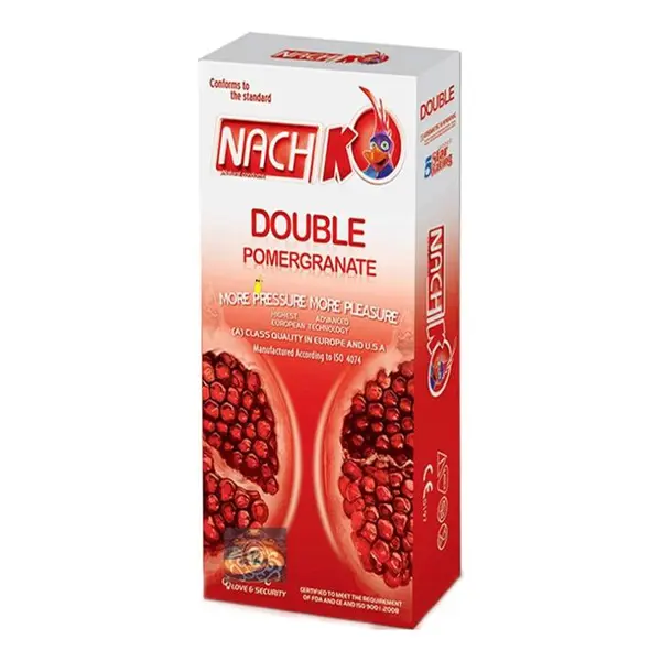 کاندوم کدکس انار مدل Double Pomegranate بسته 12 عددی