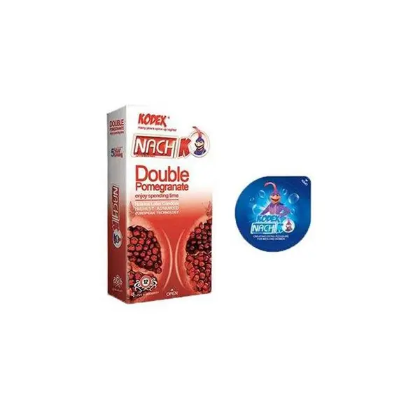 کاندوم کدکس انار مدل Double Pomegranate بسته 12 عددی