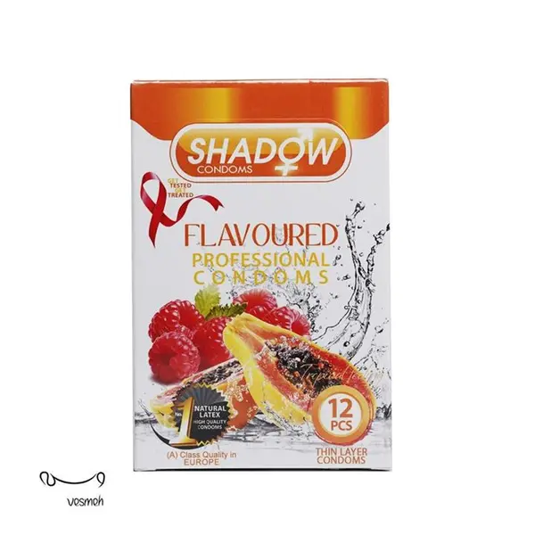 کاندوم شادو مدل FLAVOURED بسته 12 عددی