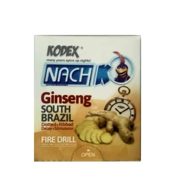 کاندوم تاخیری جینسینگ کدکس مدل Ginseng بسته 3  عددی