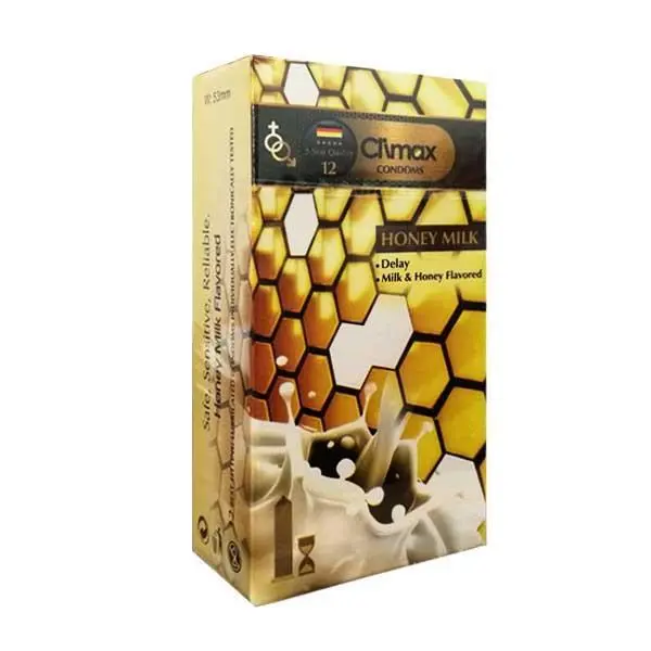 کاندوم کلایمکس مدل Honey Milk 12 بسته 12 عددی