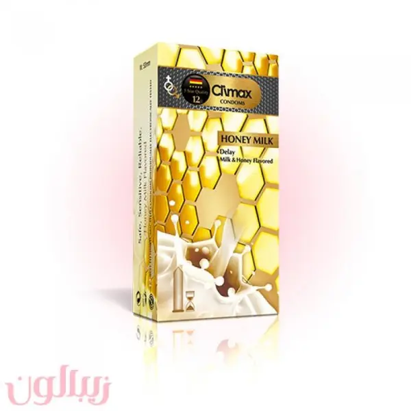 کاندوم کلایمکس مدل Honey Milk 12 بسته 12 عددی