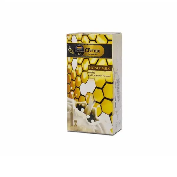 کاندوم کلایمکس مدل Honey Milk 12 بسته 12 عددی