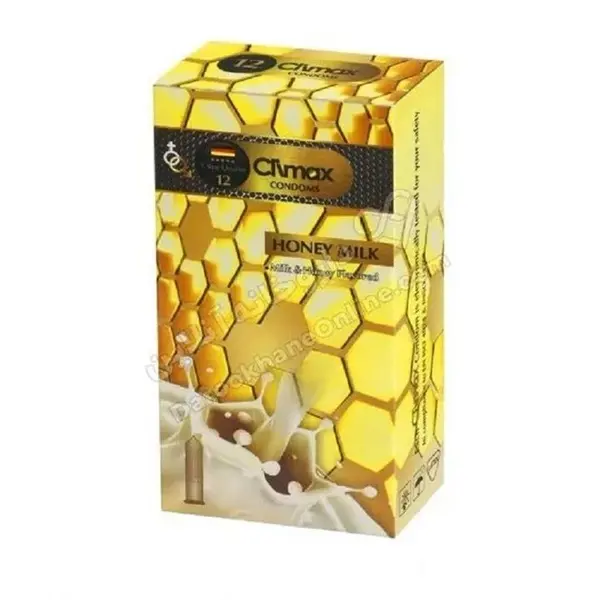 کاندوم کلایمکس مدل Honey Milk 12 بسته 12 عددی