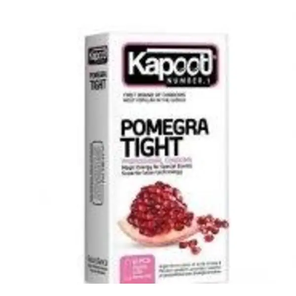 Kapoot کاندوم کاپوت تنگ کننده اناری  بسته 12 عددی