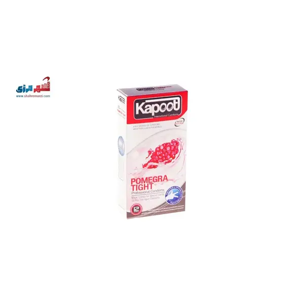Kapoot کاندوم کاپوت تنگ کننده اناری  بسته 12 عددی